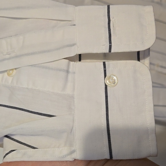 Garlyn's, Dress Shirt, Quality Clothiers, Enro, Neck 16.5" USA Made, Sz 33 - Picture 7 of 11